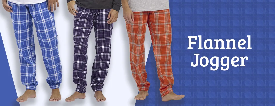 flannel jogger