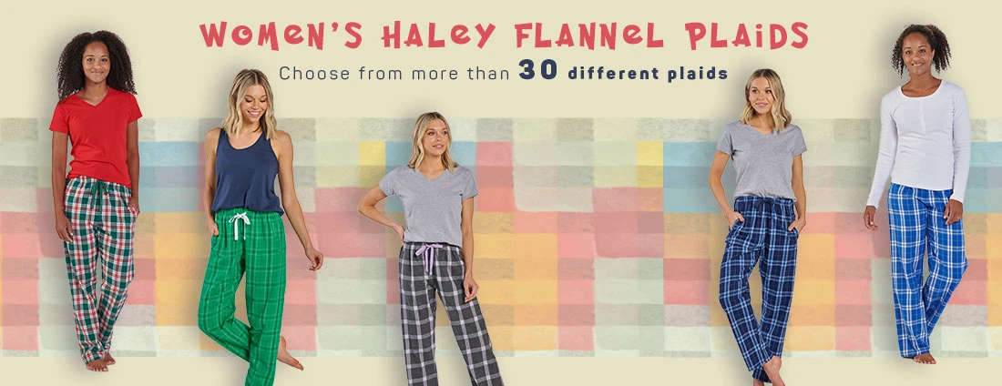 women's haley flannel plaids