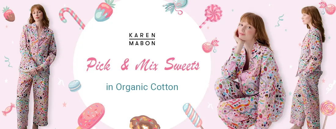 karen mabon pick & mix cotton pajama set