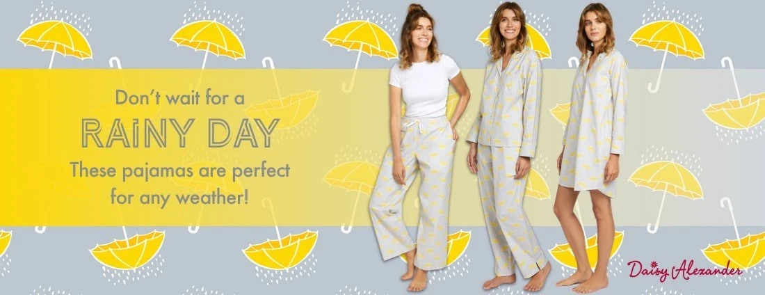 Rainy Day Daisy Alexander pajamas