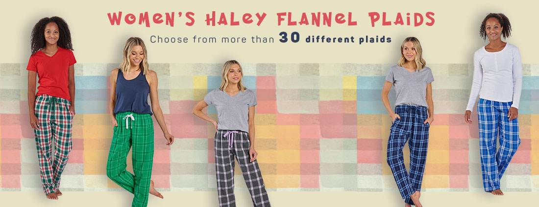 Haley Flannel Plaids pajamas