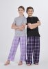 Poly Flannel Plaid Lounge Pants