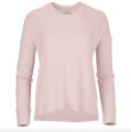 Boxercraft Women's Cuddle Boxy Crew Top in Pink Serenity Heather