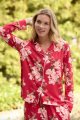 The Cat's Pajamas Women's Fete Florale Pima Knit Cotton Classic Pajama Set