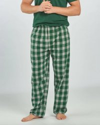Boxercraft Men's Harley Green/Oxford Buffalo Plaid Flannel Pajama Pant