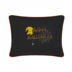 Happy Halloween Embroidered Gift Pillow