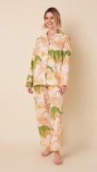 The Cat's Pajamas Women's Sun & Moon Luxe Pima Classic Pajama Set