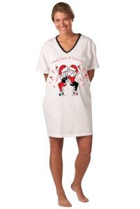 Emerson Street Candy Canes & Cocktails Cotton Holiday Nightshirt