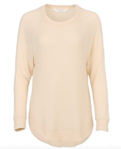 Boxercraft Women's Cuddle Oversized Crew Top in Barley Heather