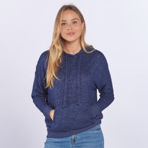 Boxercraft Women's Cuddle Hoodie in Navy Heather