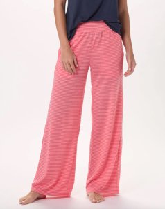 Boxercraft Women's Evelyn Paradise/White Stripe Wide Leg Lounge Pant