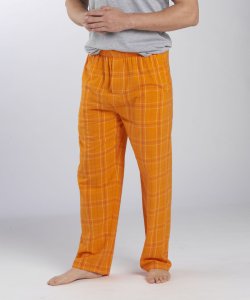 Boxercraft Men's Harley Orange Field Day Plaid Flannel Pajama Pant