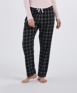 Boxercraft Women's Haley Varsity Black/Oxford Plaid Flannel Pajama Pant