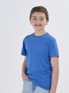 Boxercraft Kids Essential Short Sleeve T-Shirt in Collegiate Blue