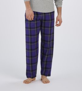 Boxercraft Men's Harley McIntosh Purple Plaid Flannel Pajama Pant