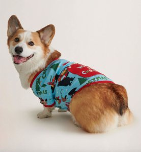 Little Blue House by Hatley Wild About Christmas Dog Pajama