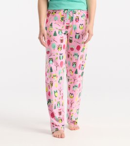 Little Blue House by Hatley Women's Owls Cotton Jersey Pajama Pant