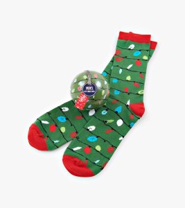 Little Blue House by Hatley Men's Northern Lights Socks In A Ball