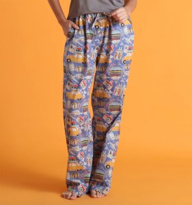 Mahogany Women's Around The World Cotton Pajama Pant in a bag