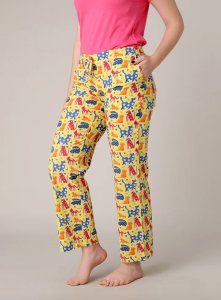 Mahogany Women's Cat Lovers Cotton Pajama Pant in a Bag