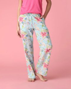 Mahogany Women's Robin Blue Cotton Pajama Pant in a Bag