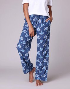 Mahogany Women's Turtle & Crab Cotton Pajama Pant in a Bag