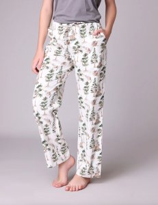 Mahogany Women's Woodland Stories Flannel Pajama Pant in a Bag