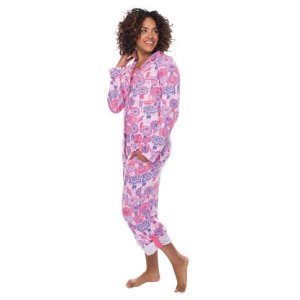 Munki Munki Women's Coachella Umbrella Cotton Jersey Classic Pajama Set