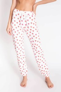 PJ Salvage All Things Love Banded Knit Jogger Pant in Ivory