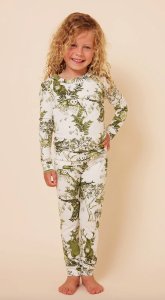 The Cat's Pajamas Kids Woodside Pima Knit Cotton Pajama Set