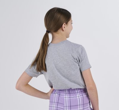 Boxercraft Kids Essential Short Sleeve T-Shirt in Oxford Heather