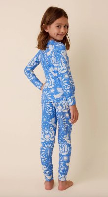The Cat's Pajamas Kids Angels Among Us Pima Knit Cotton Pullover Pajama Set