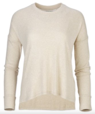 Boxercraft Women's Cuddle Boxy Crew Top in Barley Heather
