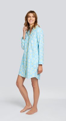 Daisy Alexander Oops-A-Daisy Classic Cotton Poplin Nightshirt