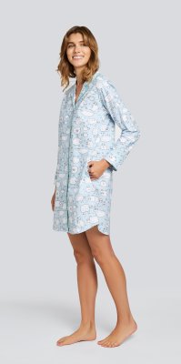 Daisy Alexander Very Sheepish Classic Cotton Poplin Nightshirt