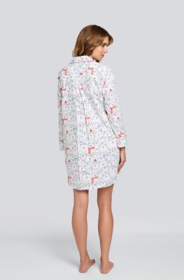 Daisy Alexander Beary Happy Classic Cotton Poplin Nightshirt