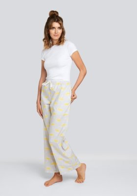 Daisy Alexander Rainy Day Cotton Poplin Pajama Lounge Pant