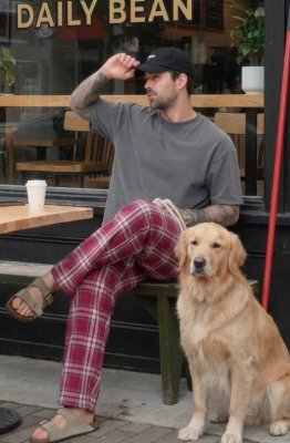 Boxercraft Men's Harley Orchid Metro Plaid Flannel Pajama Pant