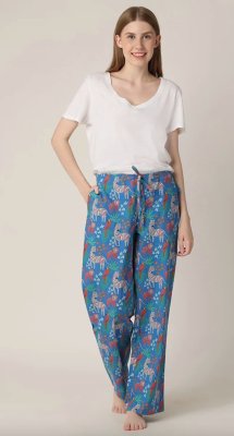 Mahogany Women's Safari Cotton Pajama Pant in a Bag