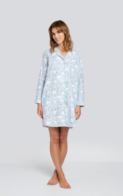 Daisy Alexander Very Sheepish Classic Cotton Poplin Nightshirt