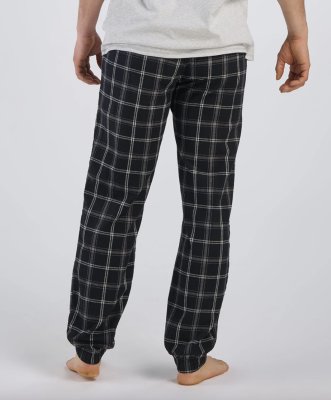 Boxercraft Adult Varisy Black/Oxford Plaid Flannel Jogger