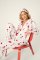 PJ Salvage Let's Get Toasty Classic Flannel Pajama Set in Ivory
