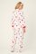 PJ Salvage Let's Get Toasty Classic Flannel Pajama Set in Ivory