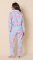 The Cat's Pajamas Women's Ava Flannel Classic Pajama Set in Blue
