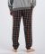 Boxercraft Adult Black/Orange Plaid Flannel Jogger