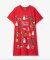 Little Blue House by Hatley Feeling Frosty Cotton Sleepshirt in Red