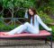Sant + Abel Women's Sky Blue Stripe Pima Cotton Jersey Lounge Set