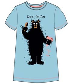 "Bad Hair Day" Sleepshirt from Hatley Nature $29