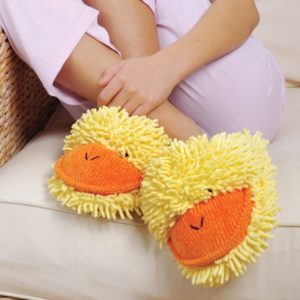 Fuzzy Friends 'Duck' Slippers by Aroma Home