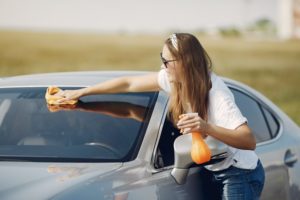 Cleaning Car